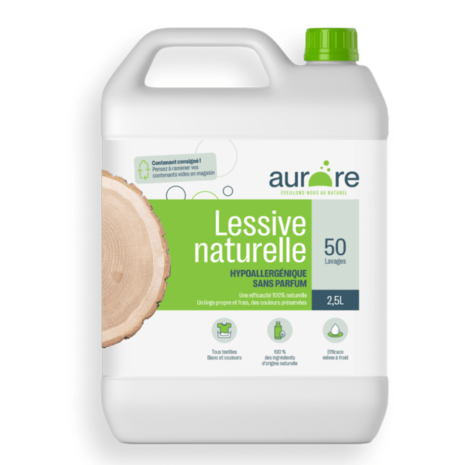 Lessive naturelle à la cendre Aurore - 2,5L