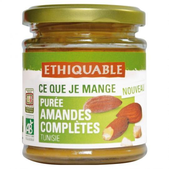 Purée d'amandes complètes bio - 170g Ethiquable vrac-zero-dechet-ecolo-montaudran