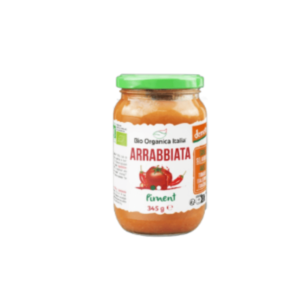 Sauce tomate arrabbiata BIO - 345g Bio Organica Italia vrac-zero-dechet-ecolo-montaudran