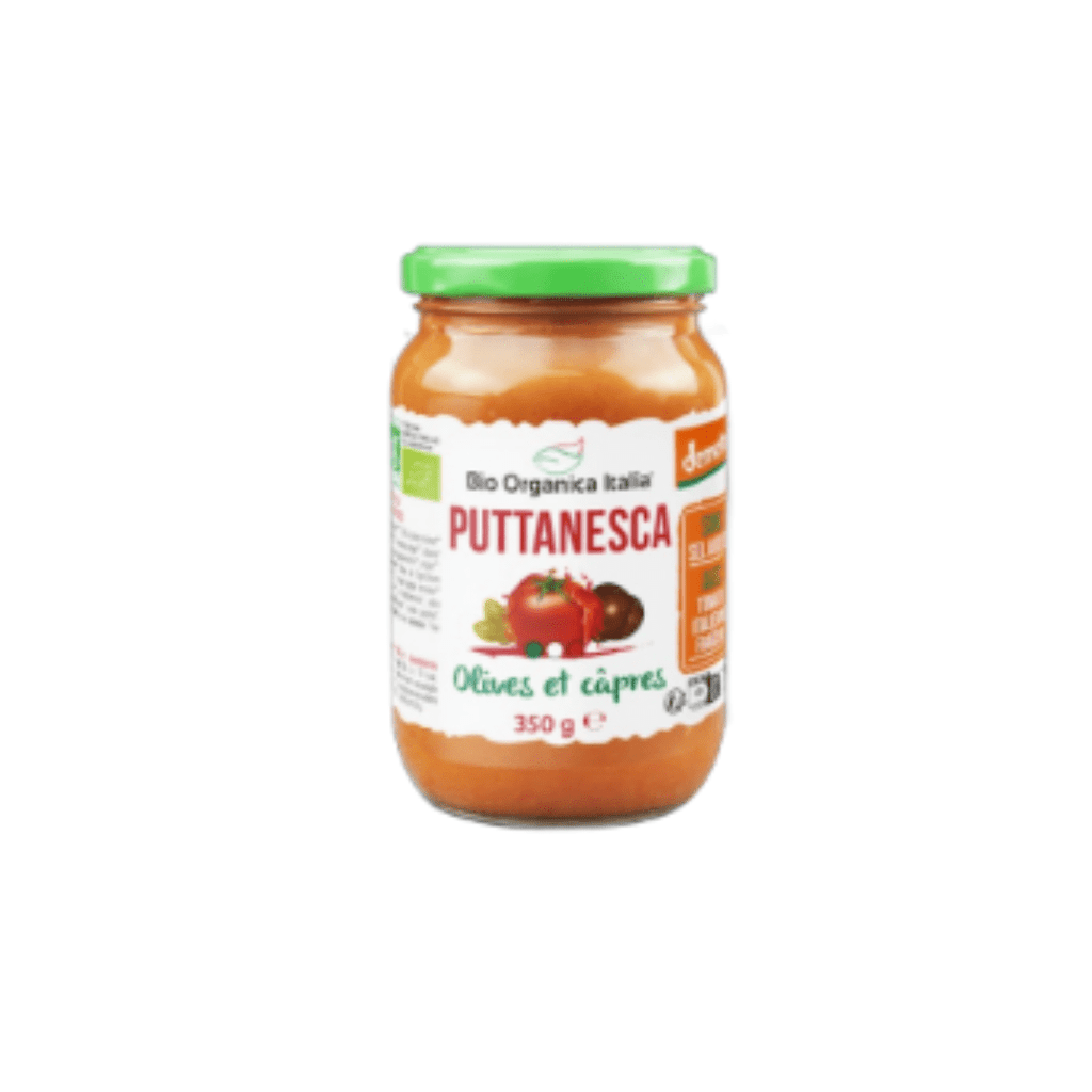 Sauce tomate puttanesca BIO - 350g Bio Organica Italia vrac-zero-dechet-ecolo-montaudran