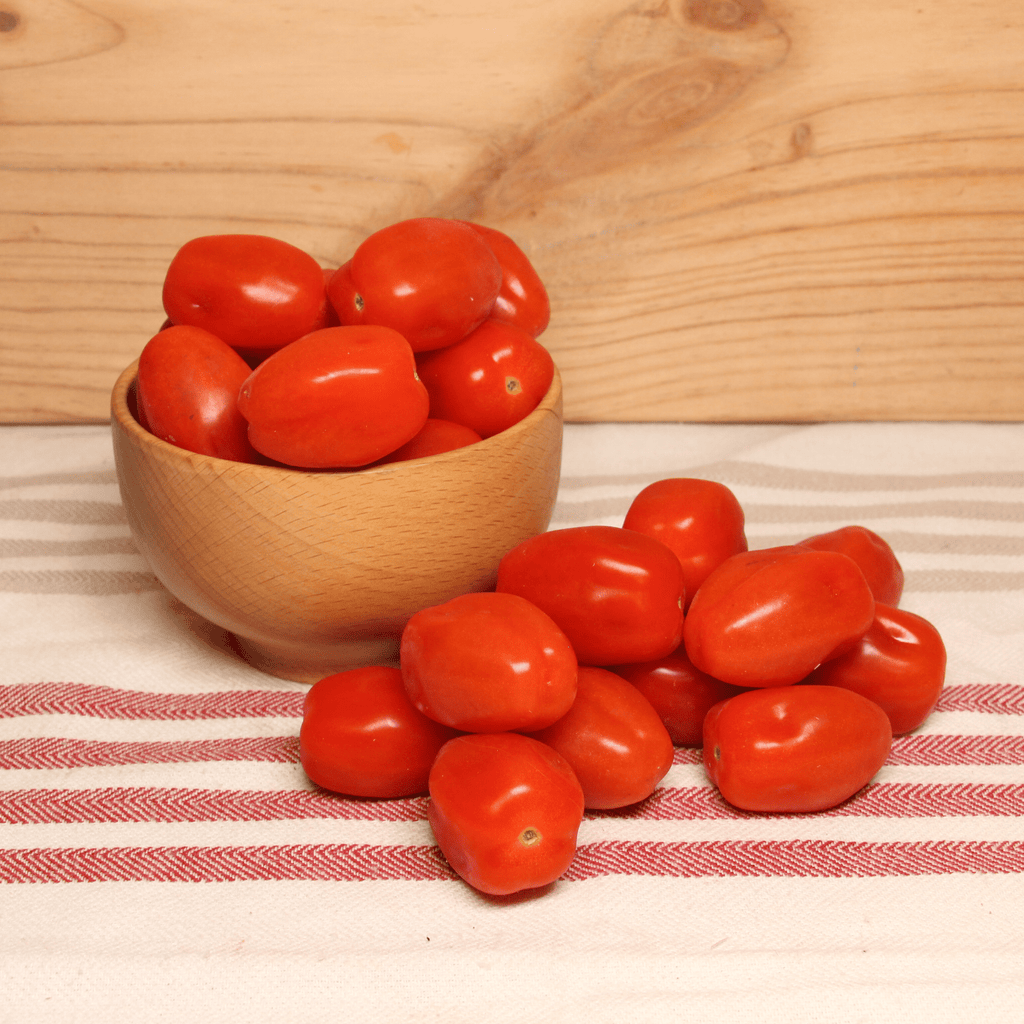 Tomates cerises allongées coeur de pigeon Cat 2 France BIO - 250g Pronadis vrac-zero-dechet-ecolo-montaudran